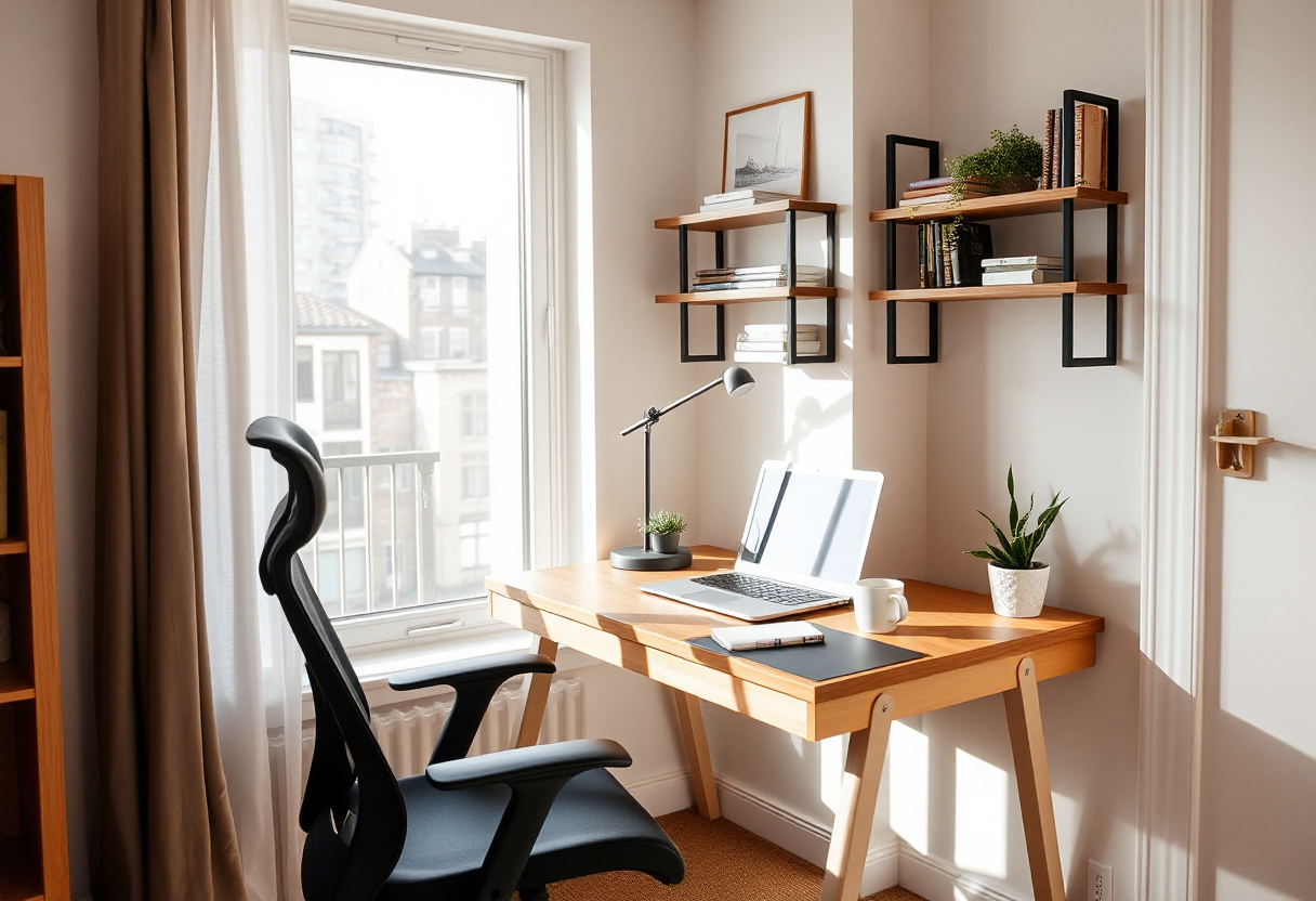 Calm organized workspace for focused work at Jointaiwashingao